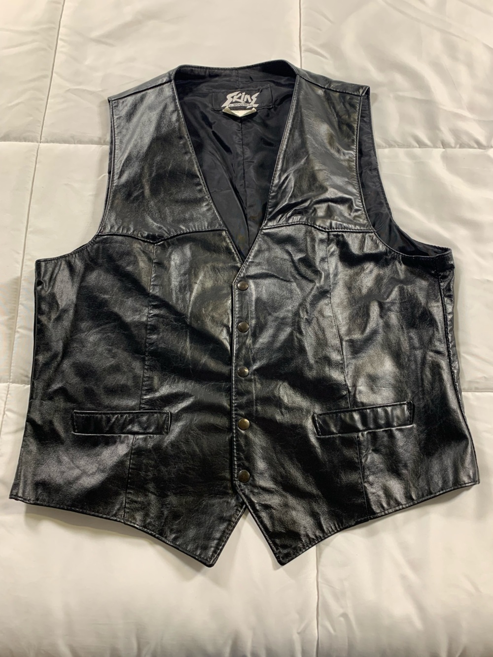 Like new SKINS wool skin vest mens size L